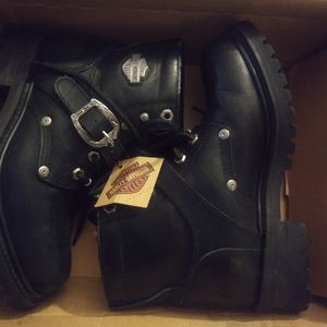 HARLEY-DAVIDSON BLACK BOOTS
